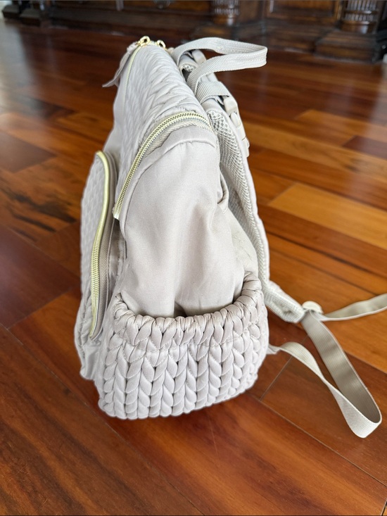 Taupe Daiper/ multi purpose Backpack 15”x13”x6” main image 7